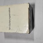 CARTOUCHE FUSIBLES À COUTEAUX NH, NH1, In : 160A, gG, Non CA 500V Non CC : 440V, INDICATEUR FRONTAL  (PQT : 3) NEUF